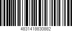 Código de barras (EAN, GTIN, SKU, ISBN): '4831418830882'