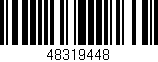 Código de barras (EAN, GTIN, SKU, ISBN): '48319448'