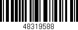 Código de barras (EAN, GTIN, SKU, ISBN): '48319588'