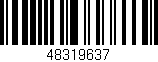 Código de barras (EAN, GTIN, SKU, ISBN): '48319637'