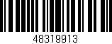 Código de barras (EAN, GTIN, SKU, ISBN): '48319913'