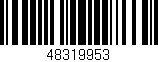 Código de barras (EAN, GTIN, SKU, ISBN): '48319953'