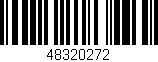 Código de barras (EAN, GTIN, SKU, ISBN): '48320272'