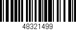Código de barras (EAN, GTIN, SKU, ISBN): '48321499'