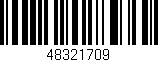 Código de barras (EAN, GTIN, SKU, ISBN): '48321709'