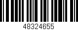 Código de barras (EAN, GTIN, SKU, ISBN): '48324655'