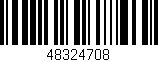 Código de barras (EAN, GTIN, SKU, ISBN): '48324708'