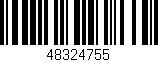 Código de barras (EAN, GTIN, SKU, ISBN): '48324755'