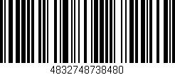Código de barras (EAN, GTIN, SKU, ISBN): '4832748738480'