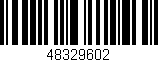 Código de barras (EAN, GTIN, SKU, ISBN): '48329602'
