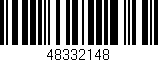 Código de barras (EAN, GTIN, SKU, ISBN): '48332148'