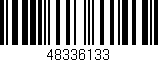 Código de barras (EAN, GTIN, SKU, ISBN): '48336133'