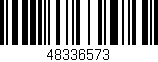 Código de barras (EAN, GTIN, SKU, ISBN): '48336573'