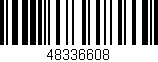 Código de barras (EAN, GTIN, SKU, ISBN): '48336608'