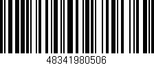 Código de barras (EAN, GTIN, SKU, ISBN): '48341980506'