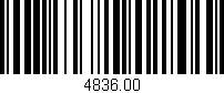 Código de barras (EAN, GTIN, SKU, ISBN): '4836.00'
