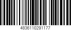 Código de barras (EAN, GTIN, SKU, ISBN): '4836110291177'