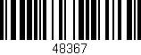 Código de barras (EAN, GTIN, SKU, ISBN): '48367'