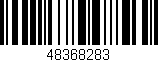 Código de barras (EAN, GTIN, SKU, ISBN): '48368283'