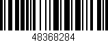 Código de barras (EAN, GTIN, SKU, ISBN): '48368284'
