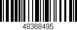 Código de barras (EAN, GTIN, SKU, ISBN): '48368495'