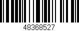 Código de barras (EAN, GTIN, SKU, ISBN): '48368527'