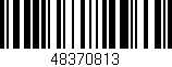 Código de barras (EAN, GTIN, SKU, ISBN): '48370813'