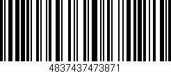 Código de barras (EAN, GTIN, SKU, ISBN): '4837437473871'