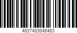Código de barras (EAN, GTIN, SKU, ISBN): '4837483848463'