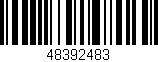 Código de barras (EAN, GTIN, SKU, ISBN): '48392483'