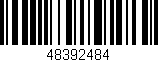 Código de barras (EAN, GTIN, SKU, ISBN): '48392484'