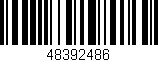 Código de barras (EAN, GTIN, SKU, ISBN): '48392486'