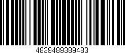 Código de barras (EAN, GTIN, SKU, ISBN): '4839489389483'