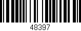 Código de barras (EAN, GTIN, SKU, ISBN): '48397'