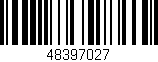 Código de barras (EAN, GTIN, SKU, ISBN): '48397027'