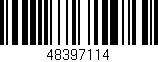 Código de barras (EAN, GTIN, SKU, ISBN): '48397114'