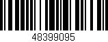 Código de barras (EAN, GTIN, SKU, ISBN): '48399095'
