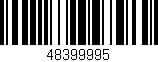 Código de barras (EAN, GTIN, SKU, ISBN): '48399995'
