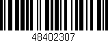 Código de barras (EAN, GTIN, SKU, ISBN): '48402307'