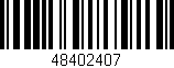 Código de barras (EAN, GTIN, SKU, ISBN): '48402407'
