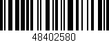 Código de barras (EAN, GTIN, SKU, ISBN): '48402580'