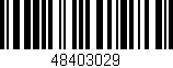 Código de barras (EAN, GTIN, SKU, ISBN): '48403029'