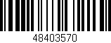 Código de barras (EAN, GTIN, SKU, ISBN): '48403570'