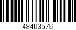Código de barras (EAN, GTIN, SKU, ISBN): '48403576'
