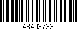 Código de barras (EAN, GTIN, SKU, ISBN): '48403733'