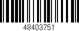 Código de barras (EAN, GTIN, SKU, ISBN): '48403751'