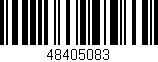Código de barras (EAN, GTIN, SKU, ISBN): '48405083'