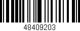 Código de barras (EAN, GTIN, SKU, ISBN): '48409203'