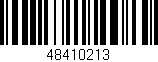 Código de barras (EAN, GTIN, SKU, ISBN): '48410213'