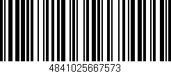 Código de barras (EAN, GTIN, SKU, ISBN): '4841025667573'